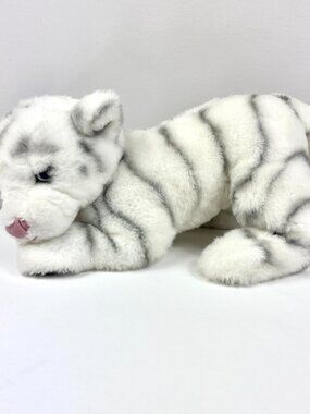 Vintage Douglas Cuddle Toys Somba White Tiger Cub 13"